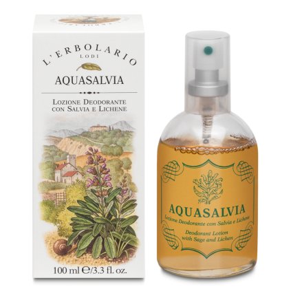 L´Erbolario Dámský deodorant s rozprašovačem - Aquasalvia, 100ml