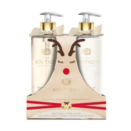 Grace Cole Dárková sada péče o ruce - Toasted Praline & Snowberries, 2x500ml