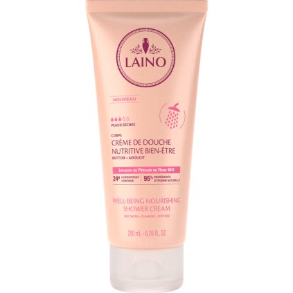 Laino Jemný vyživující sprchový krém - Růže, 200ml