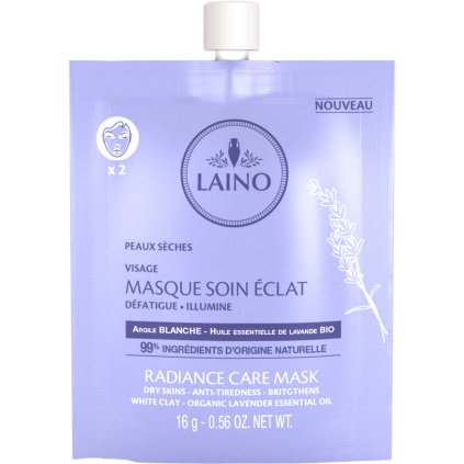 Laino Rozjasňující pleťová maska - Levandule, 16g