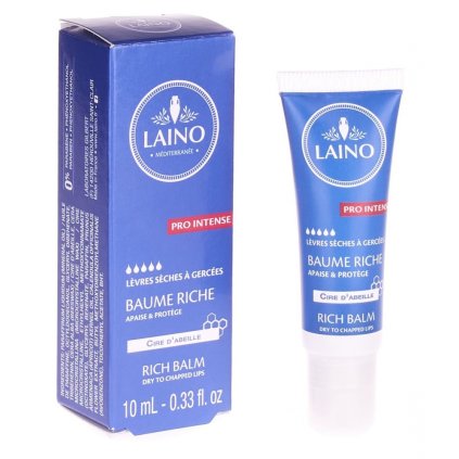 Laino Intenzivně hydratační balzám na rty - Včelí vosk a bambucké máslo, 10ml