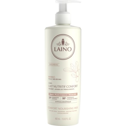 Laino Zklidňující hypoalergenní tělové mléko - Bambucké máslo, 400ml