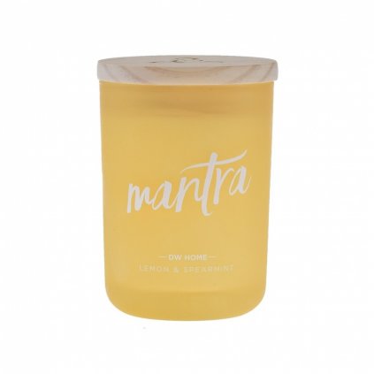 Vonná svíčka - Mantra - Citron a máta peprná, malá