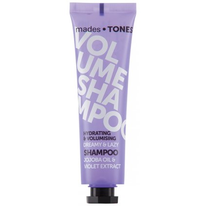 Mades Hydratační šampón pro větší objem - Jojoba & Violet, 65ml