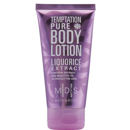 Mades Zjemňující tělové mléko - Liquorice, 150ml