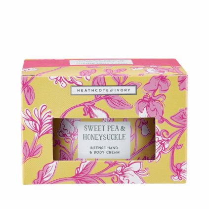 Sweet Pea & Honeysuckle  Vyživující krém na ruce a tělo, 200 ml