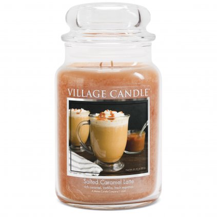 4260298 Salted Caramel Latte Large Glass Dome