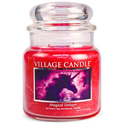 Vonná svíčka - Magický jednorožec  Village Candle