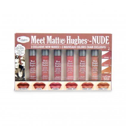 Sada šesti dlouhotrvajících tekutých rtěnek Meet Matte Hughes - Nude #8