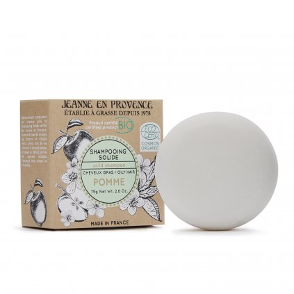 Jeanne en Provence BIO Tuhý šampón - Jablko, 100g  Jeanne en Provence