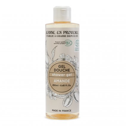 Jeanne en Provence BIO Sprchový gel - Mandle, 250ml