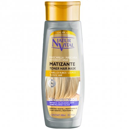 Maska na vlasy pro blond odstíny neutralizující žluté tóny, 300ml