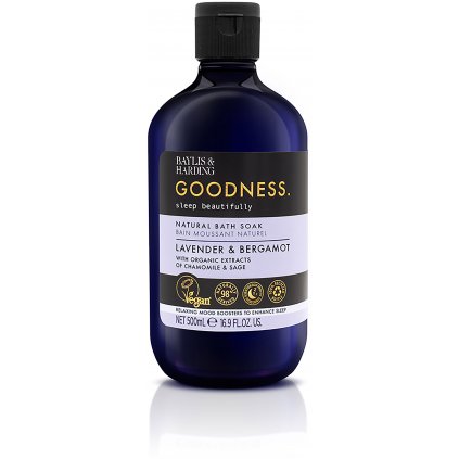 Baylis & Harding Goodness Sleep Pěna do koupele - Levandule a Bergamot, 500 ml