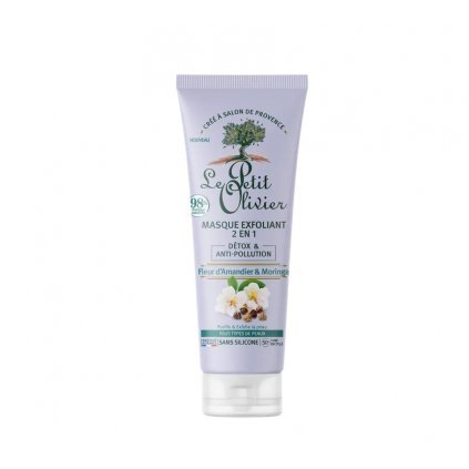 69240 le petit olivier exfoliacni maska a peeling 2v1 mandlovy kvet a moringa 75ml