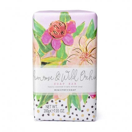 Prvosenka & Divoká Orchidej  Tuhé mýdlo, 200 g