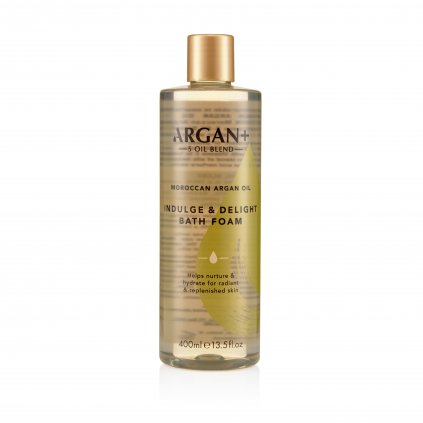 Argan+ Pěna do koupele s arganovým olejem, 400ml  Argan+