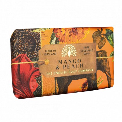 English Soap Company Tuhé mýdlo - Mango & Broskev, 190g  English Soap Company