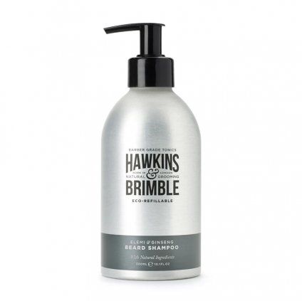 Elemi & Ginseng Beard Shampoo  Šampón na vousy v hliníkové láhvi, 300 ml