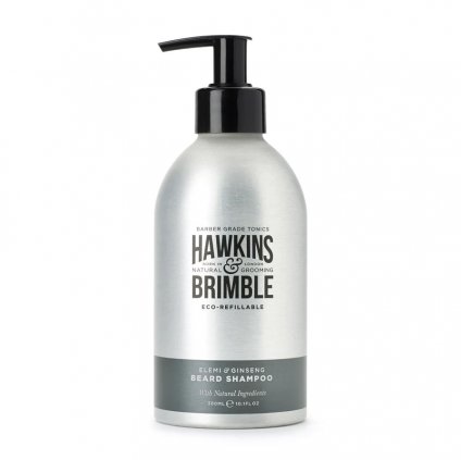Hawkins & Brimble Šampón na vousy v hliníkové láhvi - Elemi & Ženšen, 300ml  Hawkins & Brimble