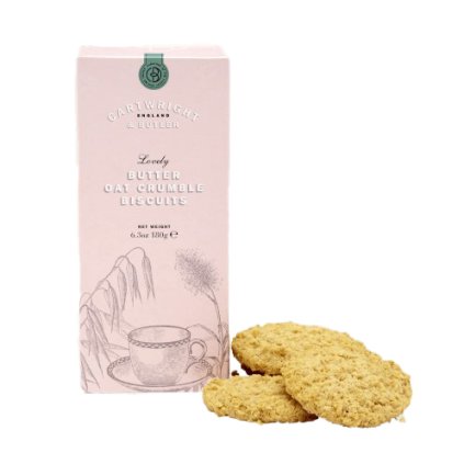 Butter Oat Crumble Biscuits  Máslové ovesné sušenky, 180 g