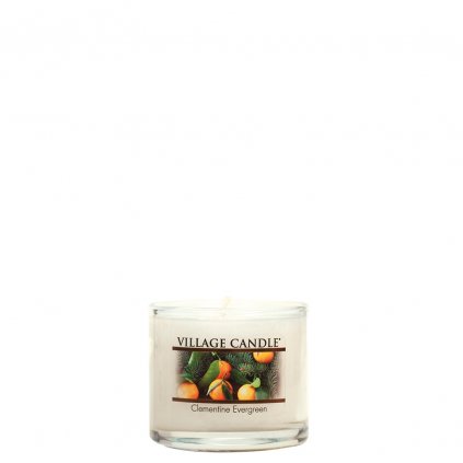 Vonná svíčka - Mandarinka & Jehličí, petit  Village Candle