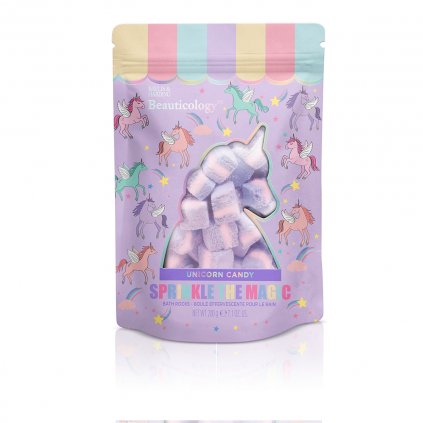 Unicorn  Šumivé kostičky do koupele, 200 g