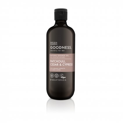 Goodness Men - Pačuli, Cedr & Cypřiš  Pánský sprchový gel, 500 ml