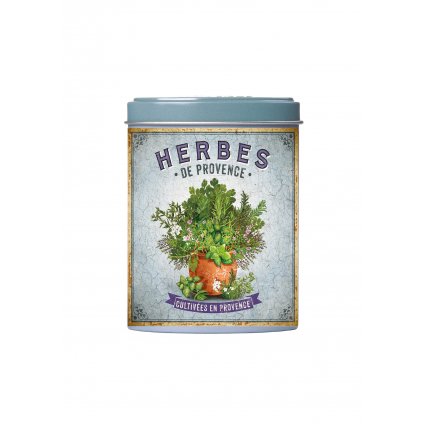 Provensálské bylinky  Sušené bylinky v plechovce, 25 g