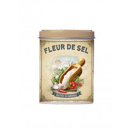Sůl z Camargue  Sůl v plechovce - Vločky, 60 g