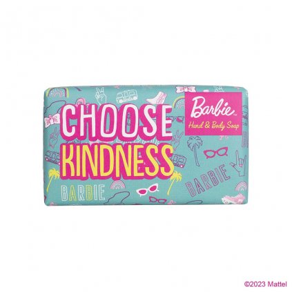 Tuhé mýdlo Barbie CHOOSE KINDNESS - Rebarborový punč, 190g