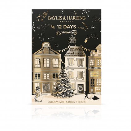 Adventní kalendář Dvanáct dní do vánoc - Mandarinka & Grepfruit, 12ks