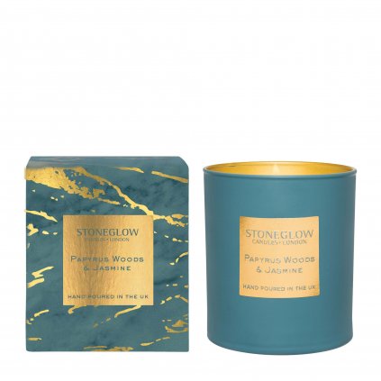 Papyrus Woods & Jasmine  Vonná svíčka, 220 g