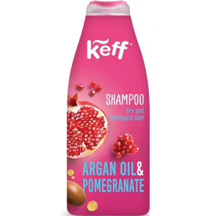Šampon pro suché vlasy - Granátové jablko & Arganový olej, 500ml