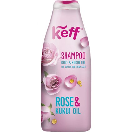 Hydratační šampon na vlasy - Růže a Kukui olej, 500ml