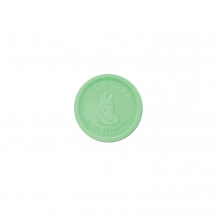 Aloe Vera  Extra jemné tuhé mýdlo s oslím mlékem, 25 g