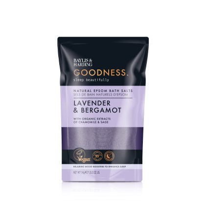 Goodness Sleep - Levandule & Bergamot  Sůl do koupele, 1000 g