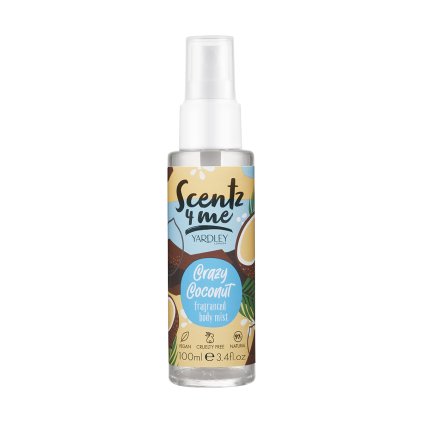 Scentz4Me - Crazy Coconut  Tělová mlha, 100 ml