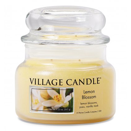 4110246 Lemon Blossom Small Glass Dome