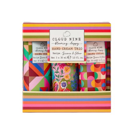 Cloud Nine Blooming Happy  Sada krémů na ruce, 3 ks