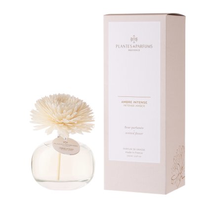 Ambre Intense  Vonný difuzér s květinou, 100 ml