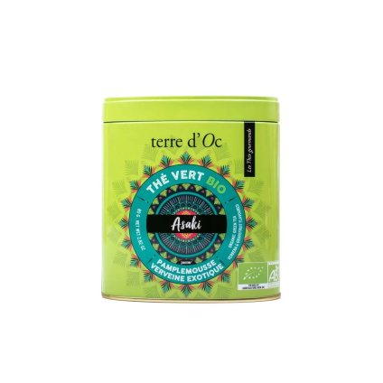 Asaki - Pamplemousse & Verveine Exotique  BIO zelený čaj, 80 g