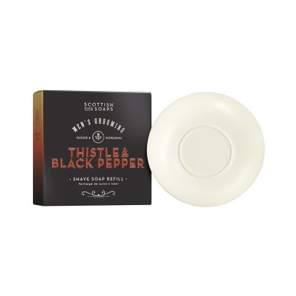 S30010 MGThistle Shave Soap Refill 100g upr