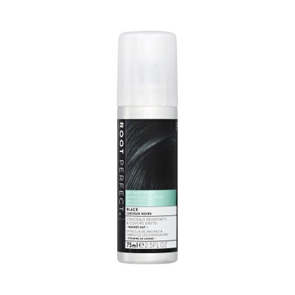 Hair Concealer Spray - Black  Sprej na vlasy pro zakrytí odrostů a šedin, 75 ml