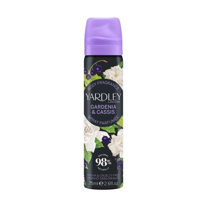 Gardénie & Černý rybíz  Tělový sprej, 75 ml