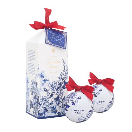 2 2339%20Portus%20Cale%20Gold&Blue%202x110g%20Baubles%20Soap%20Set 1200