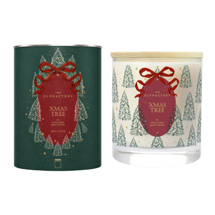 xmas tree candle
