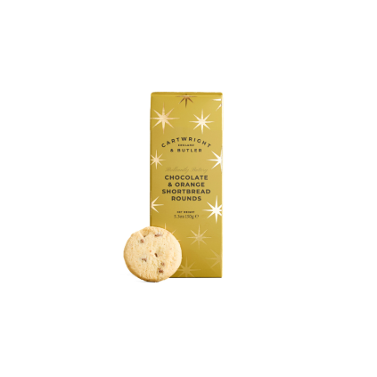 Gold Christmas  Máslové sušenky s čokoládou a pomerančem, 150 g