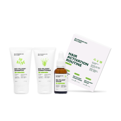 Bio-pilixin® Hair Activation Routine - travel set  Rutina pro posílení a růst vlasů, 3 ks