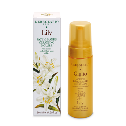 Lily čistící pěna na obličej a ruce 150 ml  Jemná čisticí pěna s extraktem z lilie