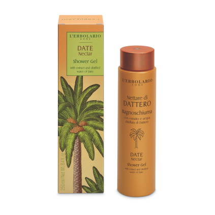 Date Nectar sprchový gel 250 ml  Jemný sprchový gel s tóny datlí, bergamotu, květin a vanilky
